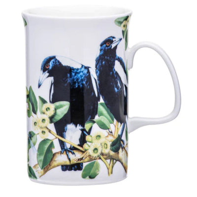  Australian Birds Magpies Mug-Fine Bone China-320ml Capacity-Chefs Bazaar