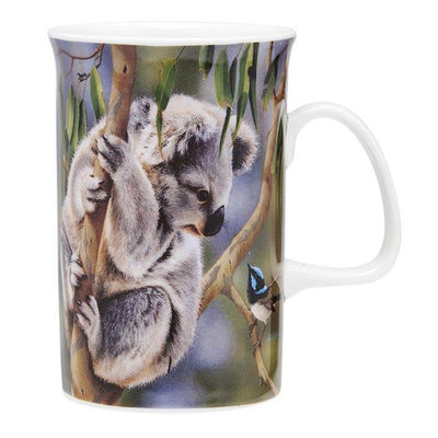 Fauna of Australia Koala and Wren Can Mug-320ml Capacity-Fine Bone China-Chefs Bazaar