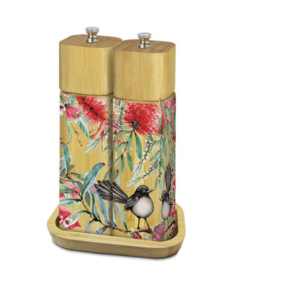 Salt and Pepper Grinder Set Willy Wagtail-Size of Single Shaker 20cm x 5cm-Chefs Bazaar