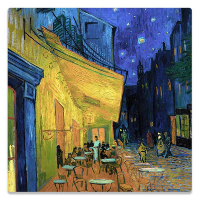 Van Gogh "Cafe Terrace at Night" Ceramic Trivet-RainCaper-Chefs Bazaar