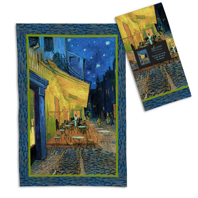 Van Gogh "Cafe Terrace at Night" Tea Towel-RainCaper-Chefs Bazaar