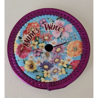 Wine Glass Coaster Mum's Wine-Material: Neoprene-Size: 6.5cm diameter-Chefs Bazaar
