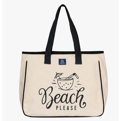 AQVA Women & Men's Cotton Canvas Tote/Shopping Bag - Chefs Bazaar