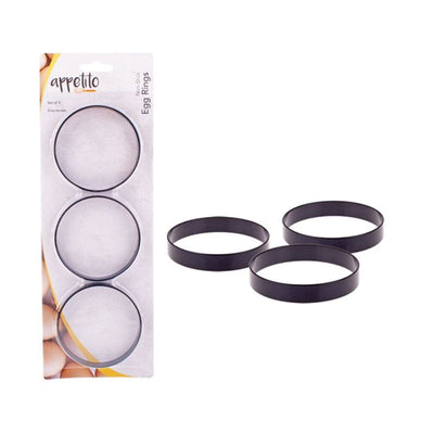 Appetito Egg Ring NonStick-Set of 3-Chefs Bazaar