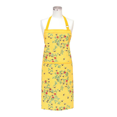 Modgy Cotton Apron Candace Wheeler Bees-Size 83cm x 68cm-Material Cotton-2 pockets-Chefs Bazaar