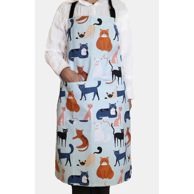 Allgifts Australia Apron Colourful Cats-Size 60cm x 90cm-Chefs Bazaar