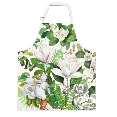 Apron Magnolia Petals Michel Design Works-Material Cotton-Size 69.8 x 80cm-Chefs Bazaar