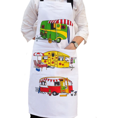 Apron - Retro Caravan-100% Cotton-Chefs Bazaar