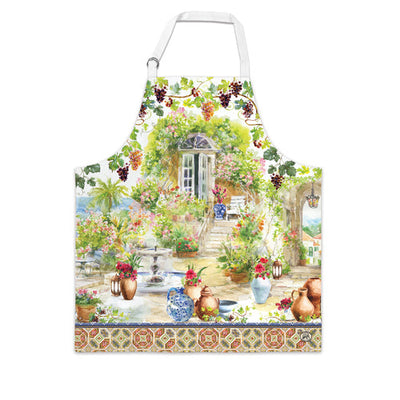 Tuscan Terrace Apron-100% Cotton-Chefs Bazaar