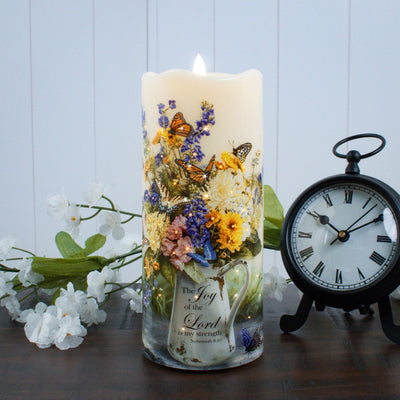 Butterflies Fibre Optic Candle - Chefs Bazaar