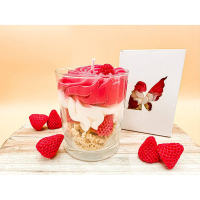 Wild Strawberry Scented Gourmet Candle-Burning Time 30 hours-Chefs Bazaar