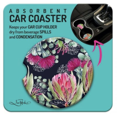 Car Coaster Blush Beauty-Material Ceramic-Size 6.5cm-Chefs Bazaar