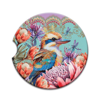 Car Coaster - Vintage Kookaburra - Chefs Bazaar
