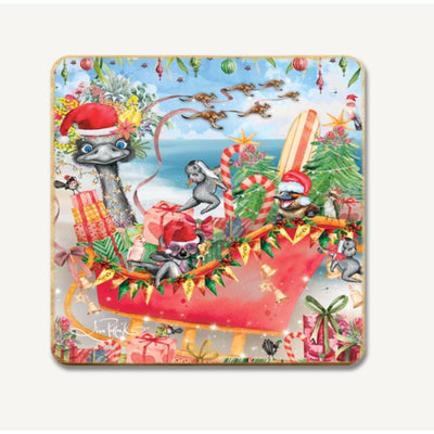 Christmas Coasters - Festive Frivolities - Chefs Bazaar