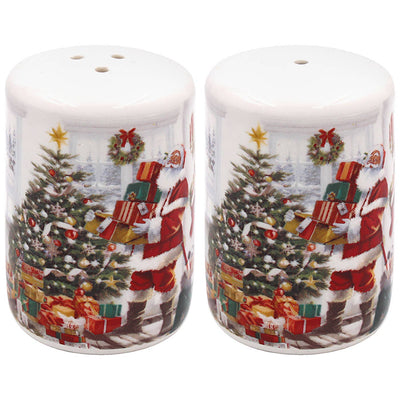 Christmas Santa Salt & Pepper Shakers - Chefs Bazaar