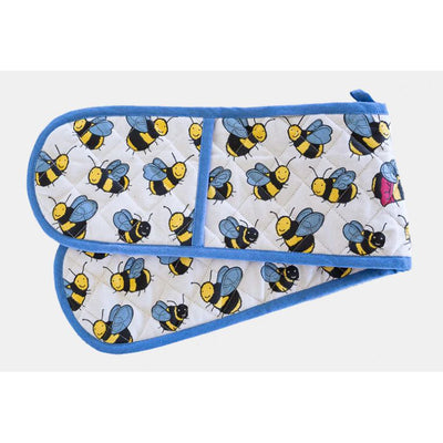 Double Oven Glove Queen Bee-Material 100% Cotton-Chefs Bazaar