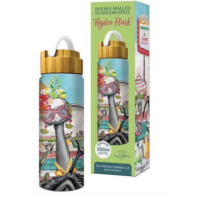 Double walled Stainless steel water bottle Margaritaville-Capacity 600ml-chilled for up to 12 hours and hot for up to 6 hours-Chefs Bazaar