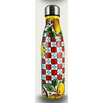 Drink Bottle 500ml Positano-Stainless Steel-BPA free-Chefs Bazaar