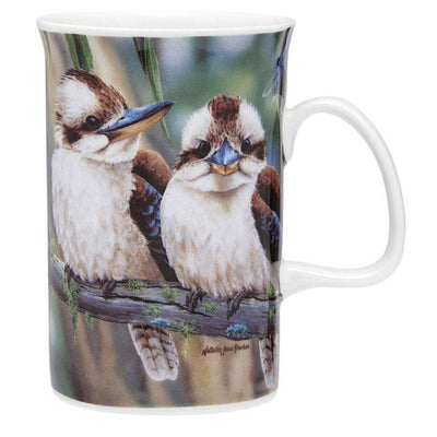 Fauna of Australia Kookaburras Can Mug-Capacity 320ml-Fine Bone China-Chefs Bazaar