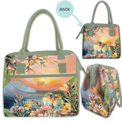 Insulated Lunch Cooler Bag - Love Birds - Chefs Bazaar