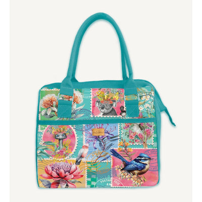 Insulated Lunch Cooler Bag - Pretty Postage - Chefs Bazaar