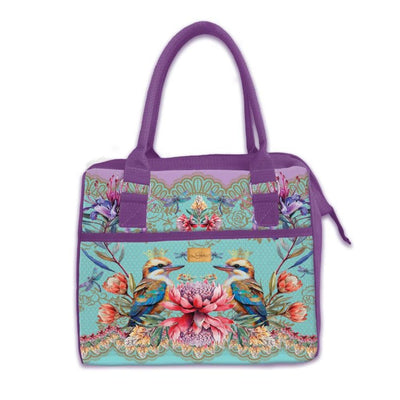 Insulated Lunch Cooler Bag - Vintage Kookaburras - Chefs Bazaar