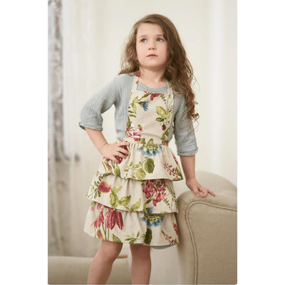 Kids Apron with Ruffles Botanical - Chefs Bazaar