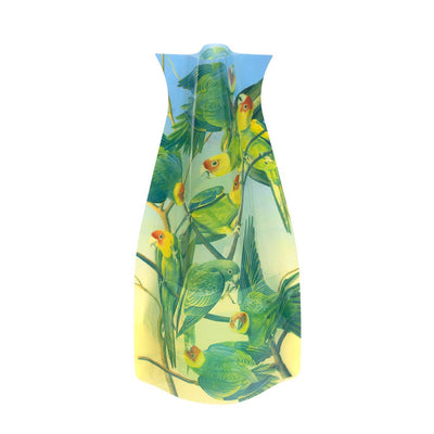 Modgy Expandable Vase - John J. Audubon Carolina Parakeets - Chefs Bazaar