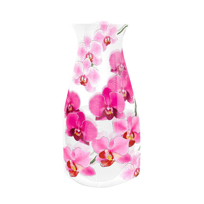 Modgy Expandable Vase Pink Orchid-Size 26cm x 16cm-Material BPA free plastic-Chefs Bazaar