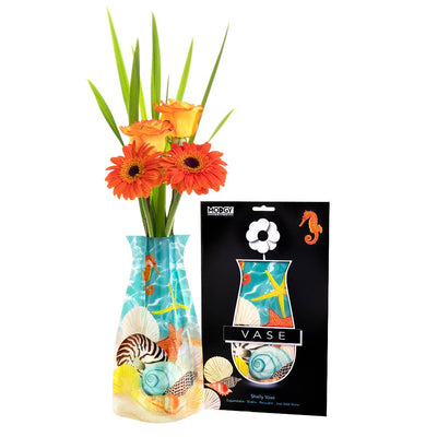 Modgy Expandable Vase Shelly-Size 26cm x 16cm-Material BPA free plastic-Chefs Bazaar