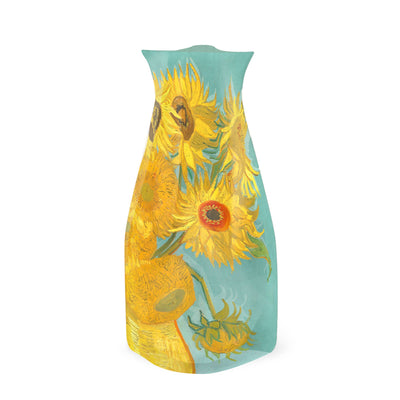 Modgy Expandable Vase Van Gogh Sunflowers-Size 26cm x 16cm-Material BPA free plastic-Chefs Bazaar