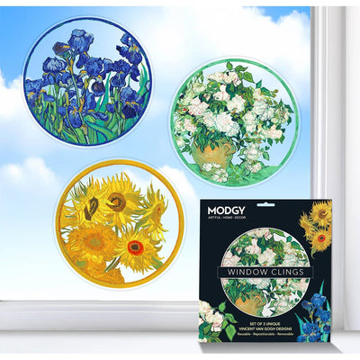 Modgy Window Cling Vincent van Gogh Set of 3 - Chefs Bazaar