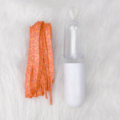 Popcorn Colorful Shoe Laces Orange-Size 160cm-Chefs Bazaar