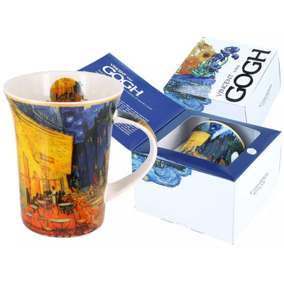 Porcelain Mug Cafe Terrace at Night van Gogh-Contents 350ml-Material Porcelain-Chefs Bazaar