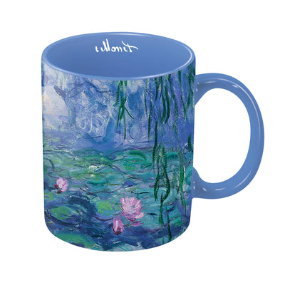 Porcelain Mug-Monet Nympheas Water Lilies-Porcelain Mug - 11.4 x 9.7 x 10.2 cm-Chefs Bazaar