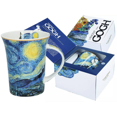 Porcelain Mug Starry Night van Gogh-Contents 350ml-Material Porcelain-Chefs Bazaar 