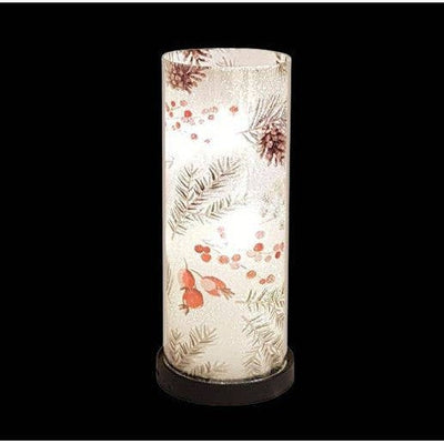 Sparkler USB option Winter Berries-Size 21 x 9cm-High quality moulded glass-Chefs Bazaar