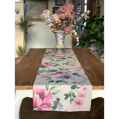 Table Runner - Night Flower - Size 140x40cm - Chefs Bazaar