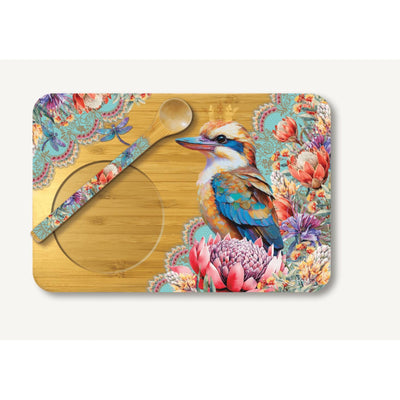 Tea Time Tray - Vintage Kookaburras - Chefs Bazaar