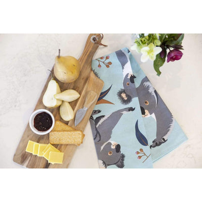 Tea Towel Australian Themed - Koalas-Allgifts Australia-Chefs Bazaar