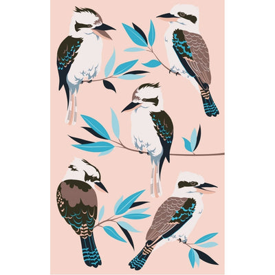 Tea Towel Australian Themed - Kookaburra-Allgifts Australia-Chefs Bazaar