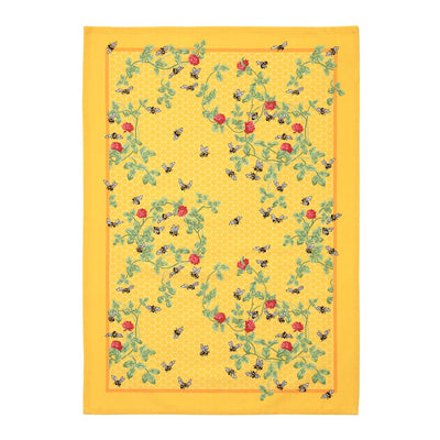 Modgy Cotton Tea Towel Candace Wheeler Bees-Material Cotton-Size 49.5x70cm-Chefs Bazaar