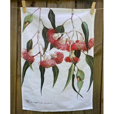 Tea Towel - Eucalyptus (Gift Boxed)-Bell Art-Chefs Bazaar