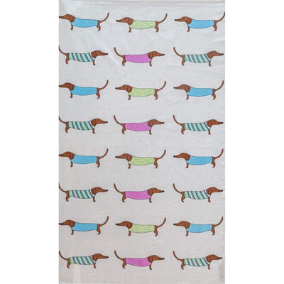 Tea Towel Sausage Dogs-Allgifts Australia-Chefs Bazaar