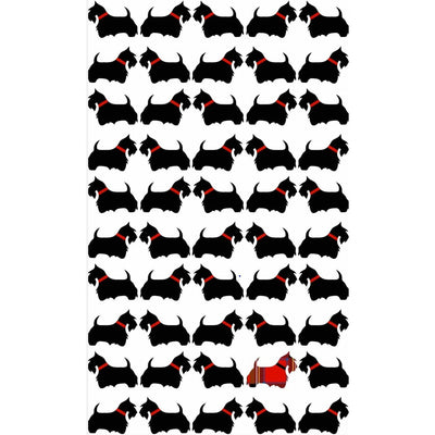 Scottie Dog Tea Towel-100% Cotton-Chefs Bazaar