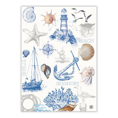 Tea Towel The Shore-100% Cotton-Chefs Bazaar