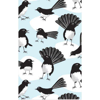 Tea Towel Willie Wagtail-Allgifts Australia-Chefs Bazaar