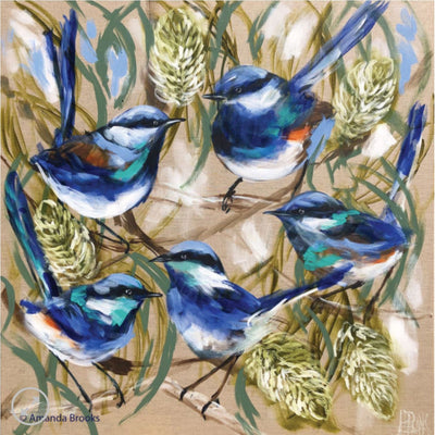 Banksia and Wrens Trivet-Size 20cm x 20cm-Material Ceramic-Chefs Bazaar