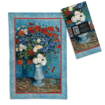 Van Gogh "Cornflowers & Poppies" Tea Towel-RainCaper-Chefs Bazaar