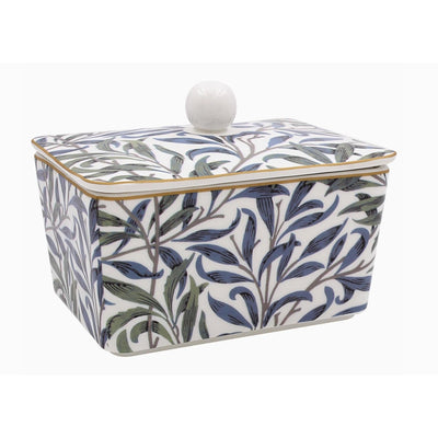 Willow Bough Fine China Butter Dish – William Morris Design - Chefs Bazaar
